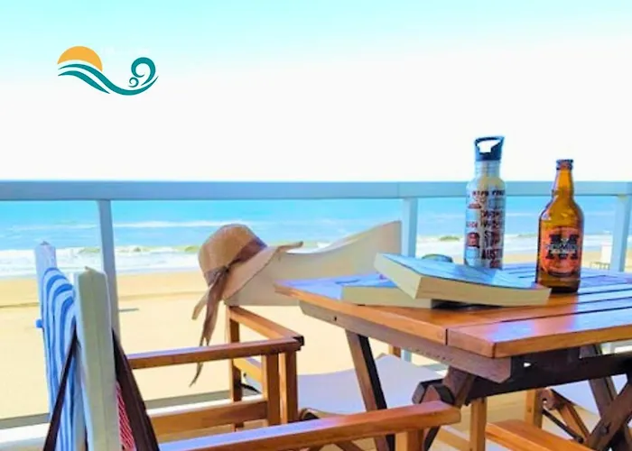 Hotel Departamentos frente al mar 108 y el mar Villa Gesell